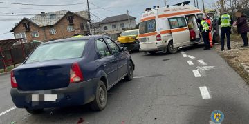 Accident rutier pe DN7, în Găești: o persoană a fost transportată la spital