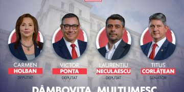 Carmen Holban: Mulțumesc, Dâmbovița, pentru Încredere și Susținere!
