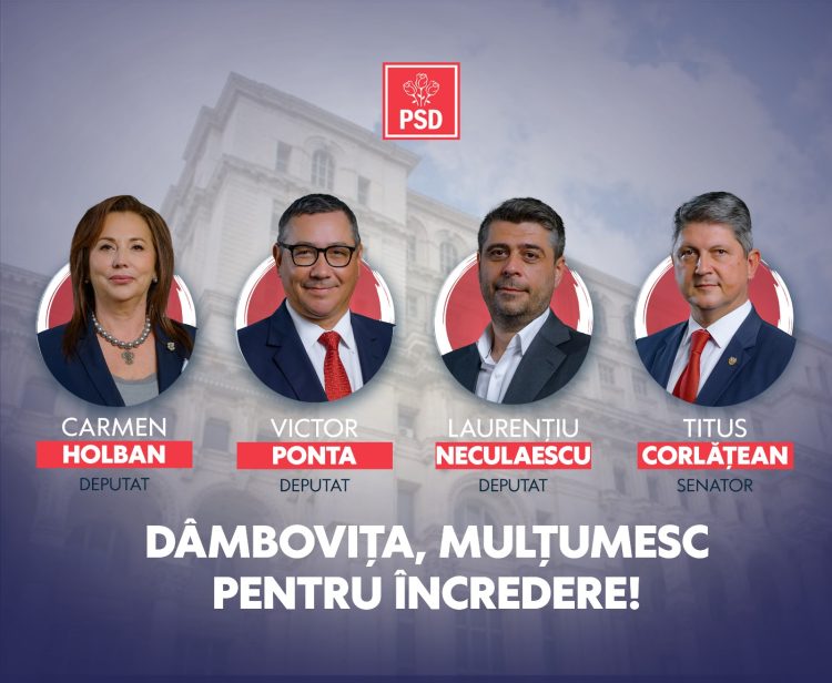 Carmen Holban: Mulțumesc, Dâmbovița, pentru Încredere și Susținere!