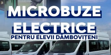 Consiliul Județean Dâmbovița investește în viitor: Microbuze electrice pentru transportul elevilor