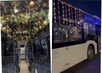 Primăria Târgoviște aduce magia sărbătorilor: Autobuzul lui Moș Crăciun îi așteaptă pe cei mai cuminți colindători!