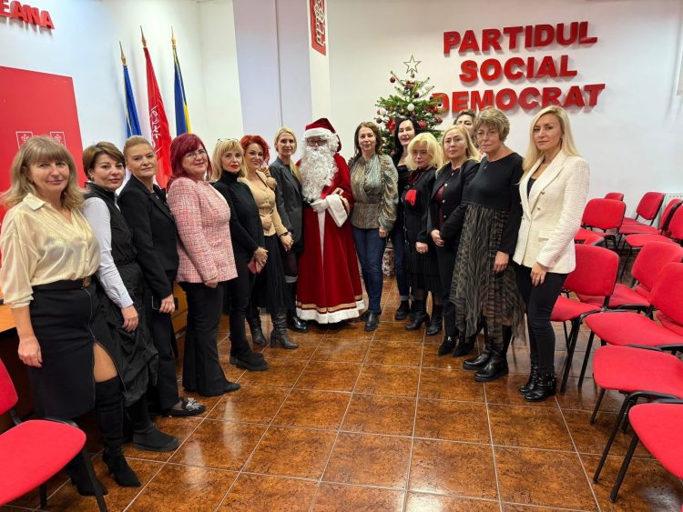 Luciana Cristea, Președinta OFSD Târgoviște: Seară Magică alături de Colindători și Copii la Sediul PSD Dâmbovița