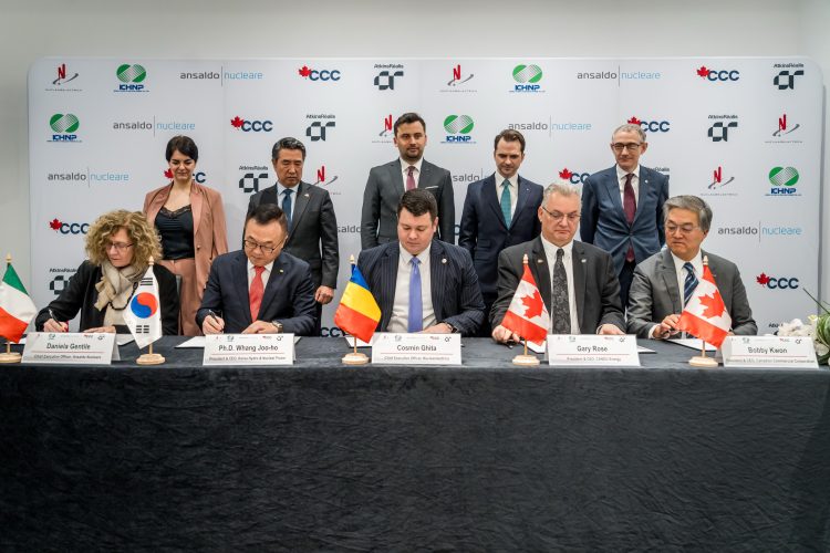 S.N. Nuclearelectrica și consorțiul internațional AtkinsRéalis, Ansaldo Nucleare, Canadian Commercial Corporation și Korea Hydro & Nuclear Power Co avansează semnificativ lucrările de retehnologizare a Unității 1 CNE Cernavodă prin Contractul de Inginerie, Procurare și Construcție (EPC)