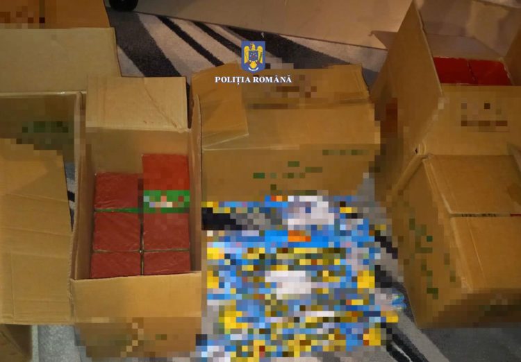 (Video) Captură Impresionantă la Târgoviște: 400 kg de Articole Pirotehnice Confiscate în Urma Perchezițiilor