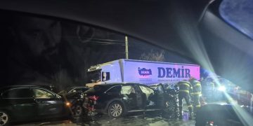 (Video)Accident Rutier în Târgoviște: Coliziune între Trei Autoturisme pe Șoseaua Găești