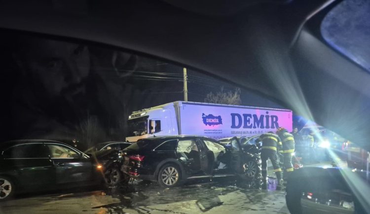 (Video)Accident Rutier în Târgoviște: Coliziune între Trei Autoturisme pe Șoseaua Găești