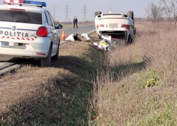 Accident în lanț la Răcari: Patru victime, toate transportate la spital