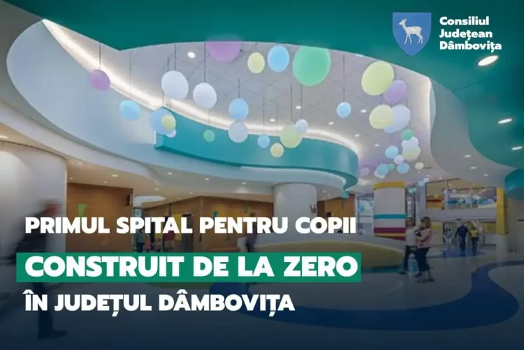 Proiect de 325 de milioane de lei pentru construirea unui nou spital de pediatrie în Târgoviște