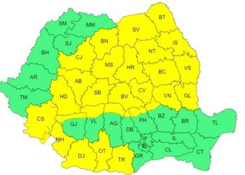Cod Galben de Vânt Puternic și Viscol în Zona Montană a Județului Dâmbovița
