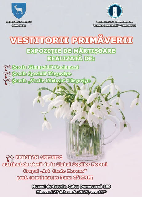 „VESTITORII PRIMĂVERII”, la Muzeul de Istorie din Târgoviște