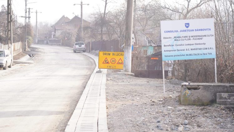 (Foto) Investiție record de 76 milioane lei! Drumul județean DJ 724 intră în linie dreaptă pentru modernizare