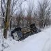 Tragedie pe șosea! Mașină răsturnată în Udrești – doi răniți, printre care un copil!