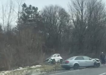 (Video)  Accident grav pe DN 72A! Două mașini făcute praf, șoferii au ajuns la spital!