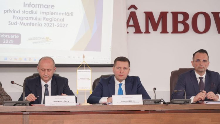 Corneliu Ștefan: „Obiectivul nostru este finanțarea și implementarea rapidă a proiectelor pentru dezvoltarea regiunii Sud-Muntenia!”