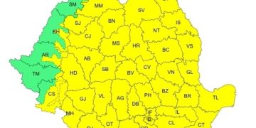 Ger năprasnic în Dâmbovița! Temperaturile scad până la -18°C, avertizare COD GALBEN!