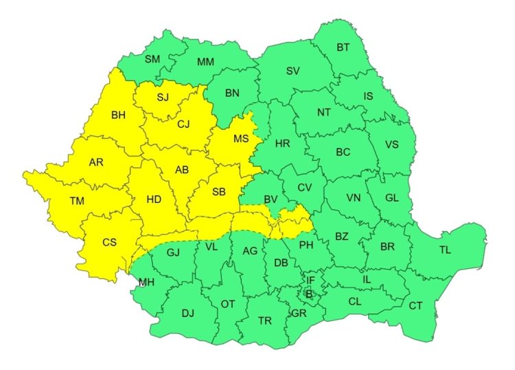 Alertă meteo! Vânt puternic de până la 110 km/h lovește zona montană a județului Dâmbovița!