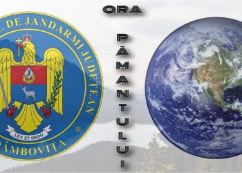 Jandarmeria Dâmbovița se alătură și în acest an campaniei „Ora Pământului”