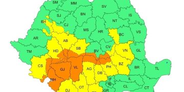 Avertizare meteo pentru 28-29 martie! Vânt puternic și ploi torențiale în Dâmbovița! Cod portocaliu și galben!