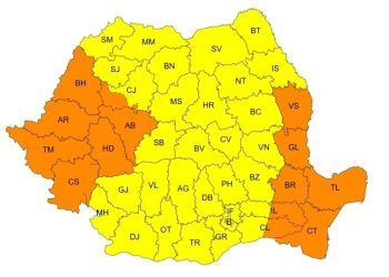 Furtună puternică lovește Dâmbovița! Rafale de vânt de peste 100 km/h anunțate pentru 13 martie!