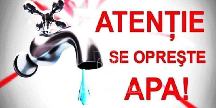 Anunț: Furnizarea apei va fi întreruptă în comunele Dragodana și Crângurile pentru lucrări de igienizare