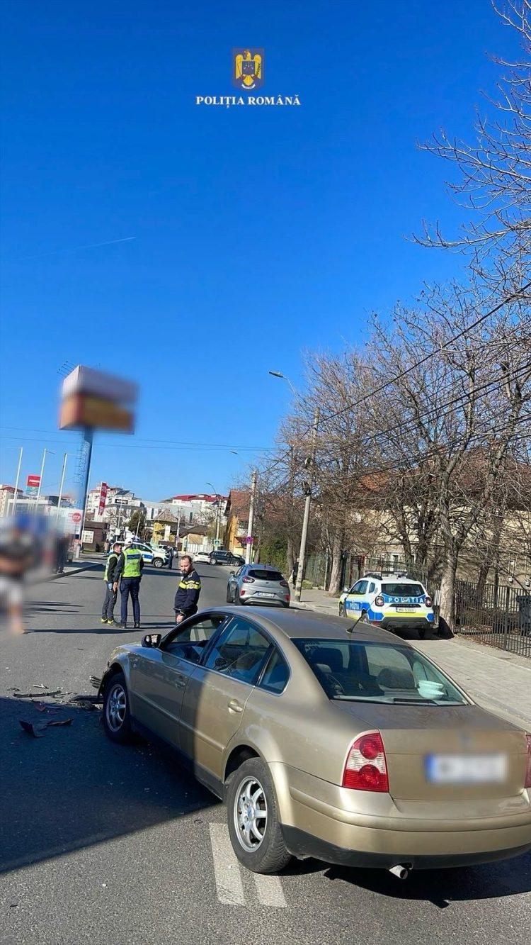 Motociclist rănit într-un accident rutier în Târgoviște