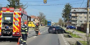 Accident rutier pe DN 72, în Găești: Două autoturisme implicate, trafic blocat pe ambele sensuri