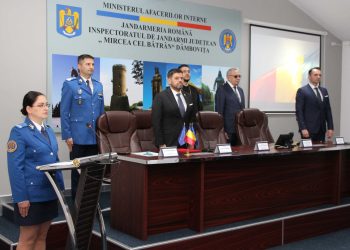 Ședință aniversară la sediul Jandarmeriei Dâmbovița, dedicată celebrării a 175 de ani de la înființarea Jandarmeriei Române