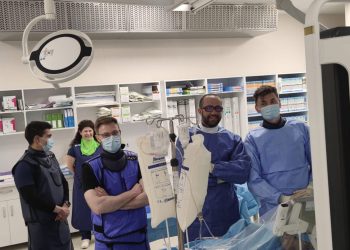 Premieră medicală la Târgoviște: Dr. Țoni Ovidiu și Dr. Lucian Calmac au realizat intervenții cardiologice complexe cu tehnologii de ultimă generație, în premieră la SJUT!