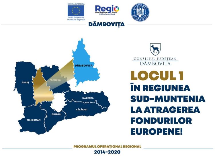 Dâmbovița, lider regional la atragerea fondurilor europene: peste 720 de milioane de lei pentru infrastructură