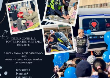 Ziua Porților Deschise – 30 Mai 2025: Poliția Dâmbovița sărbătorește Ziua Copilului