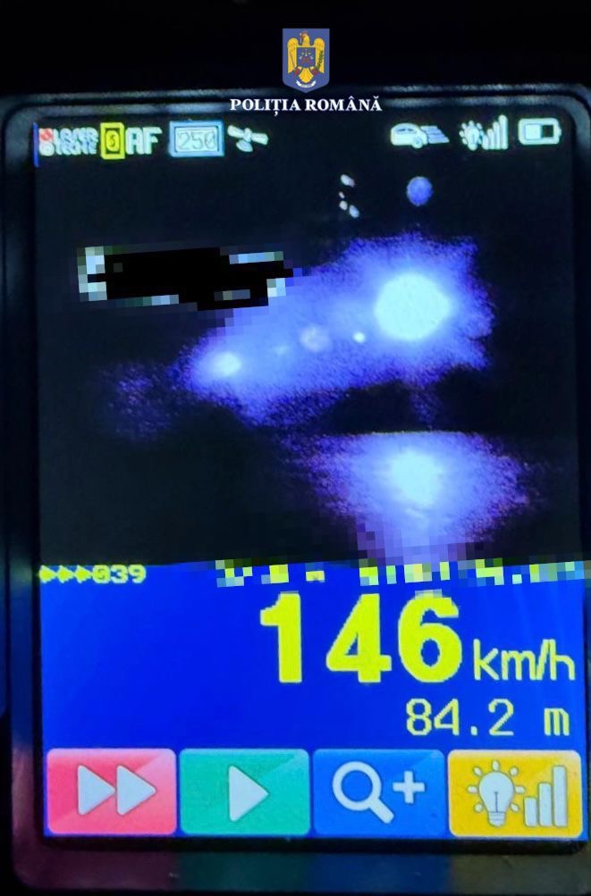 Razia zilei în Dâmbovița: Un tânăr prins cu 146 km/h în localitate și amenzi usturătoare pentru șoferi