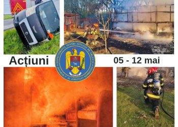 Peste 320 de intervenții ale ISU „Basarab I” Dâmbovița într-o săptămână: Incendii, accidente și misiuni de salvare