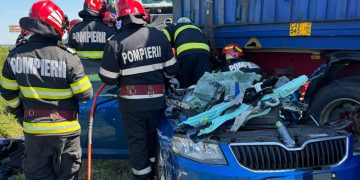 Tragedie pe A1: Un minor și-a pierdut viața într-un carambol devastator cu opt vehicule!