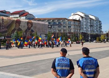 Măsuri de ordine publică asigurate de jandarmii dâmbovițeni la o adunare publică avizată favorabil