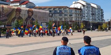 Măsuri de ordine publică asigurate de jandarmii dâmbovițeni la o adunare publică avizată favorabil