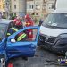 Accident rutier în Târgoviște: Trei persoane rănite în urma coliziunii dintre un autoturism și o autoutilitară