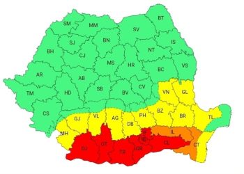 Cod Galben de Caniculă în Dâmbovița: Temperaturile Ajung până la 38°C și Disconfort Termic Ridicat