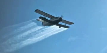 ACȚIUNE DE COMBATERE A INSECTELOR PRIN PULVERIZARE AERIANĂ ÎN PERIOADA 18-22 IUNIE 2025!