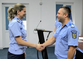 Moment festiv la Jandarmeria Dâmbovița: 46 de cadre militare au fost avansate