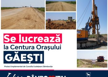 Centura orașului Găești prinde contur: primul drum de ocolire construit de la zero în Dâmbovița, după 35 de ani