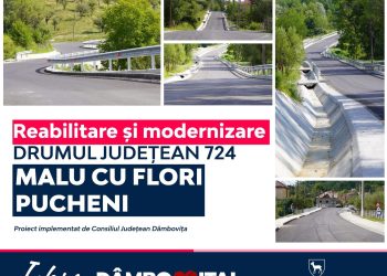 CJD Dâmbovița modernizează DJ 724. Corneliu Ștefan: „Un pas important pentru comunitățile din nordul județului”