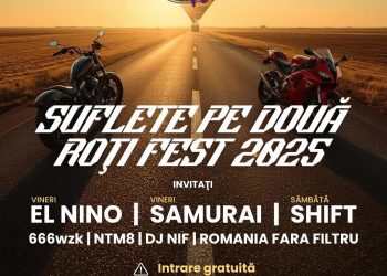 „Suflete pe Două Roți Fest” revine la Titu: trei zile de moto, muzică și libertate absolută!