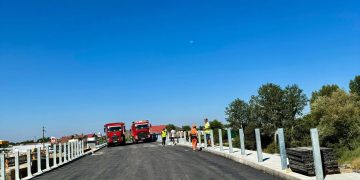 Podul de la Lungulețu, pe DN7 Bâldana–Titu, a trecut testele și este pregătit pentru circulație