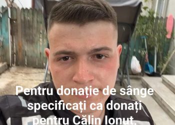 Apel umanitar: Donează sânge pentru Călin Ionuț, tânărul rănit grav în accidentul de motocicletă