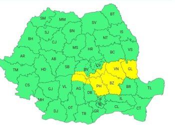 Cod Galben hidrologic și meteorologic în județul Dâmbovița