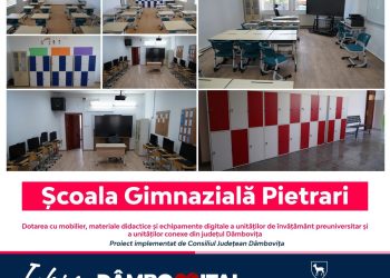 Consiliul Județean Dâmbovița continuă modernizarea școlilor din județ