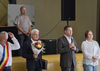 Corneliu Ștefan, președintele CJD, alături de comunitatea din I. L. Caragiale la Ziua Comunei
