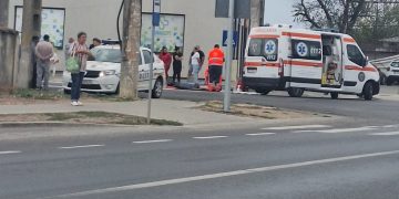 Biciclist decedat într-un accident rutier la Crevedia, după ce a fost acroșat de un camion