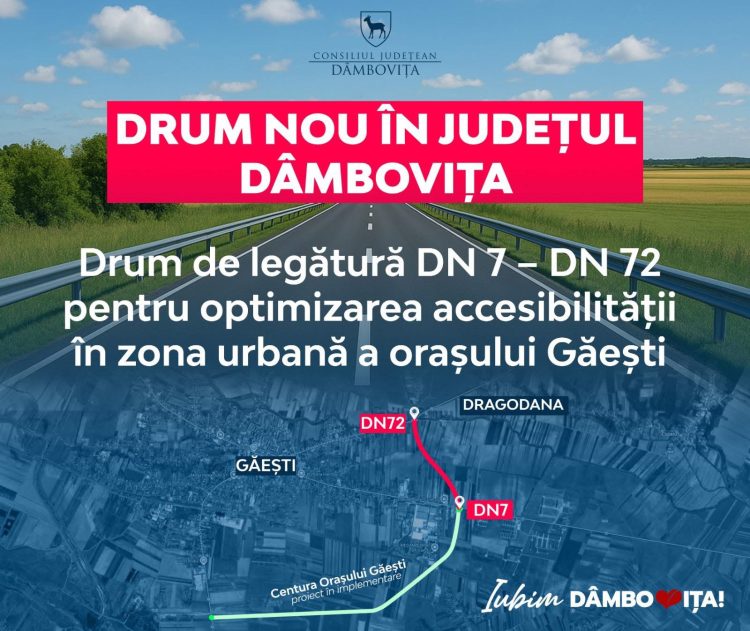 Consiliul Județean Dâmbovița, sub conducerea lui Corneliu Ștefan, lansează un proiect rutier major la Găești