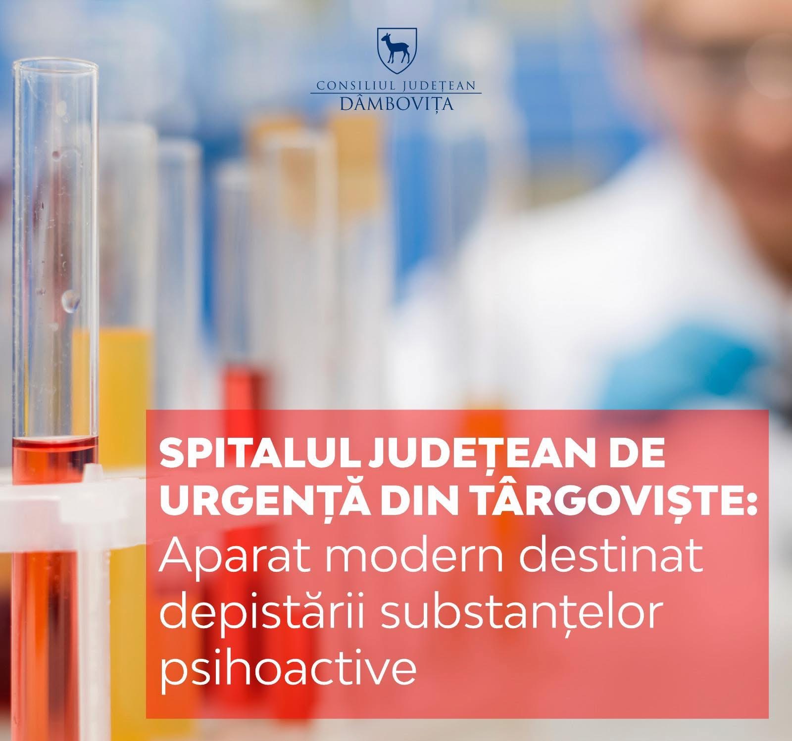 Președintele CJD Dâmbovița, Corneliu Ștefan: Spitalul Județean Târgoviște va fi dotat cu un aparat ultraperformant pentru depistarea drogurilor